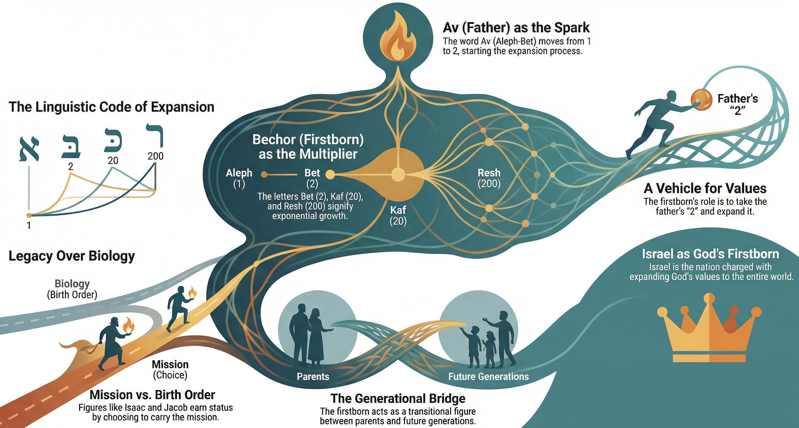 Infografic of the meaning of firstborn in the Bible